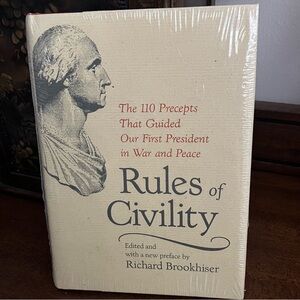 Rules of Civility University of Virginia Press Book George Washington Hardcover